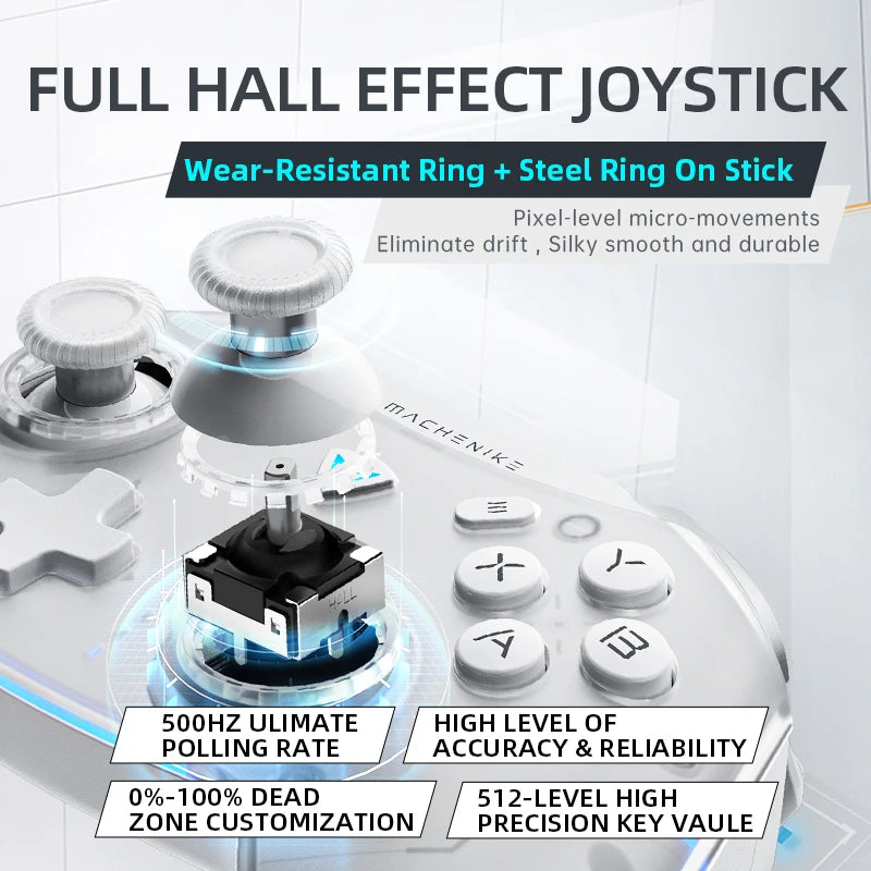 GameSir T4 Nova Lite Wireless Gamepad Game Controller for Switch, Android, IOS, PC & Steam Games Hall Effect Stick