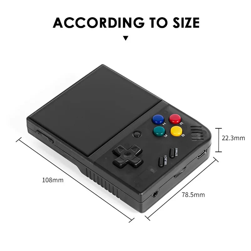 MIYOO Mini Plus Portable Retro Handheld Game Console V3 Mini IPS Screen Classic Video Game Console Linux System Children Gift