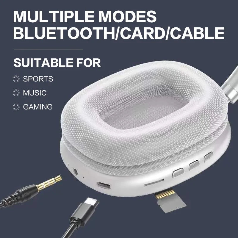 HOCO W65 Plus ANC Noise Reduction Bluetooth Headphones Over The Ear Wireless Big Earphone Hifi Sounds Sport Headsets With Button