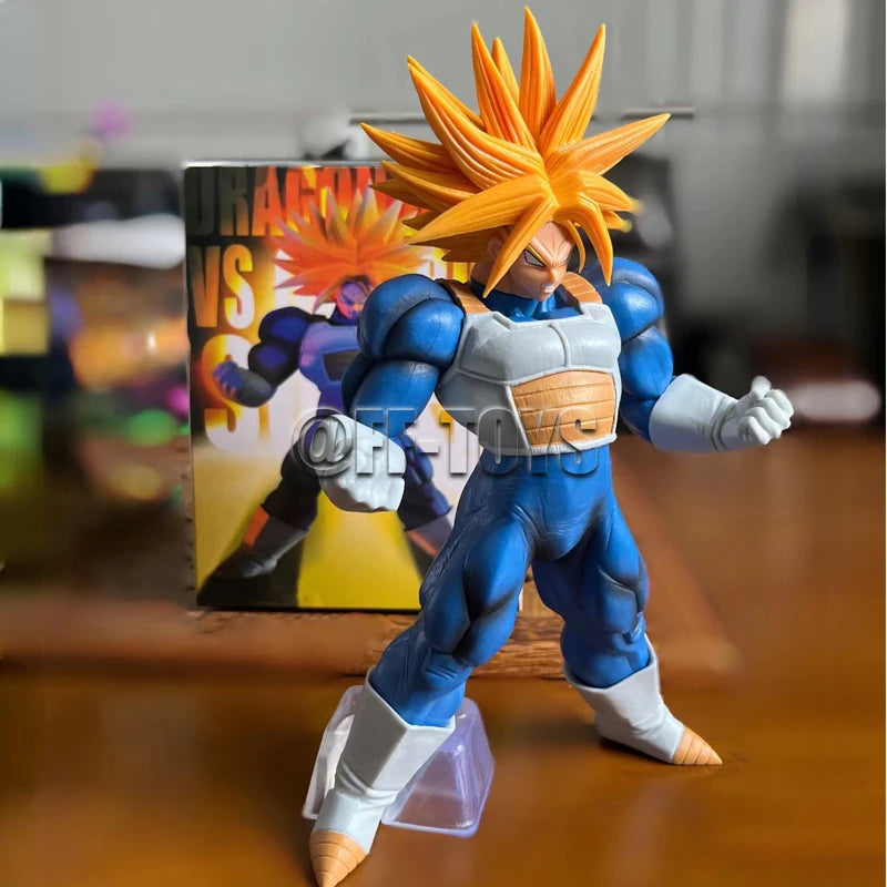 In Stock 25cm Anime Dragon Ball Z Super Trunks Action Figure PVC Super Saiyan Gotenk Figures Collection Model Toy For kids Gifts